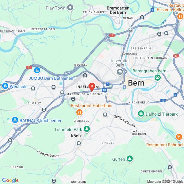 Fahrschule Bern SULI | Auto Fahrstunden & VKU location map: 123 Schwarztorstrasse, Bern, Bern