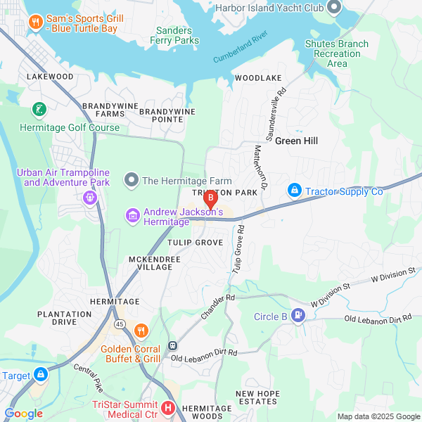 Top Web Pros location map: 4636 Lebanon Pike #218, Hermitage,Tennessee,US, TN